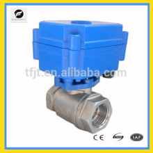 2way NPT screw Thread electric valve 9-24Vdc motorized valve for Irrigation system,cooling/heating system